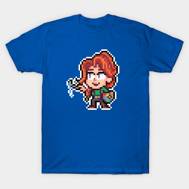 Leah Pixel T-Shirt by geekmythology